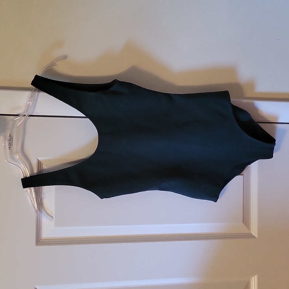 Wilfred Free top bodysuit, dark green